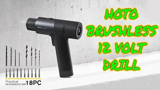 HOTO 12 volt Brushless drill