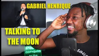 SINGER REACTS To Talking To The Moon - Gabriel Henrique / Bruno Mars Cover