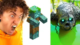 Cursed REAL LIFE Minecraft MOBS!