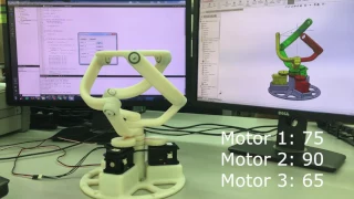 3D Printed Prototype of a Spherical Parallel Manipulator with Coaxial Input Shafts