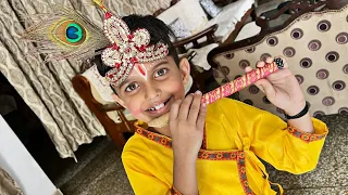 Sayansh Little Krishna Ban gaya 😱 | Janamashtmi Vlog | Yaatri