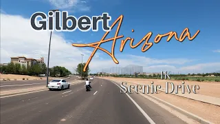 Driving in Arizona 4K - Lets Drive Gilbert Shopping Neighborhoods Tour