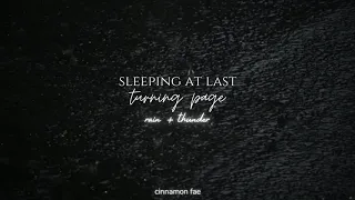 Sleeping At Last - Turning Page (slowed + reverb) | with rain