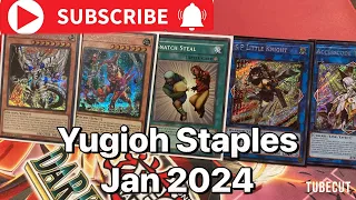 YUGIOH STAPLES EVERYONE NEEDS FOR THE NEW YEAR: Yugioh Binder Jan 2024