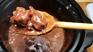 CARNE GUISADA | Slow Cooker Carne Guisada | How To Make Carne Guisada