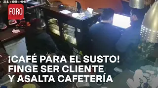 Finge ser cliente y asalta cafetería en Tijuana - En una Hora