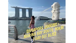 Run with friends in Marina Bay Route (10km) Scenic view