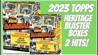 2023 Topps Heritage ⚾ Blaster Box ** 2 Hits = Retail is Good! **