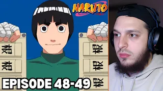 WHAT A FIGHT!!! | Reacting to Naruto | Episode 48-49 | Reaction/Commentary