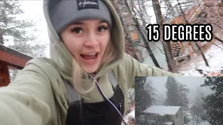 WE GOT HIT BY A SNOW STORM AND LOST POWER | VLOGMAS DAY 15