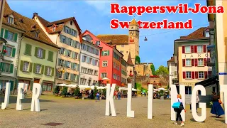 Walking Tour in Rapperswil - Jona, St Gallen, Switzerland, Swiss Alps