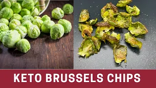 Crispy Low Carb Keto Friendly Brussels Sprouts Chips Recipe  | The Frugal Chef