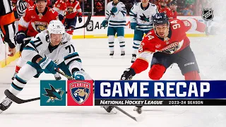 Sharks @ Panthers 10/24 | NHL Highlights 2023