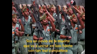 "Soy Novio de la Muerte" Himno de la Legion Española (subtitulado)