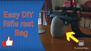 Easy DIY rifle rest bag - You can do it