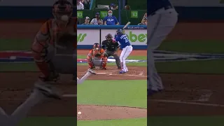 VLADIMIR GUERRERO JR hits a nuke!