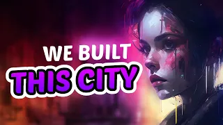 We Built This City (On Rock & Roll) - But an AI converted the lyrics into images