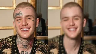 Lil Peep Photoshop Makeover - Removing Tattoos & Piercings