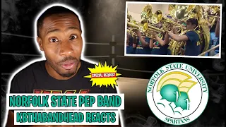 BandHead REACTS to Norfolk State University Pep Band | 2023