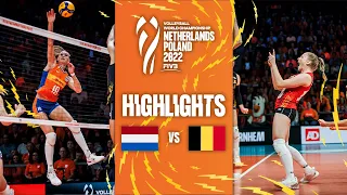 🇳🇱 NED vs. 🇧🇪 BEL - Highlights  Phase 1 | Women's World Championship 2022