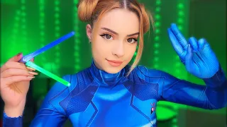 ASMR ALIEN FULL BODY EXAM DETAILED Medical Roleplay 👽 Cranial Nerve Orbital Eye Sci-Fi Examination