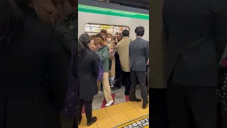 Train Crowds during Tokyo Rush Hour #shorts