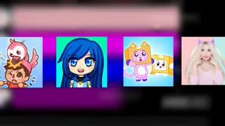 Flamingo Vs LankyBox Vs ItsFunneh Vs InquisitorMaster Sub History (2016-2022)