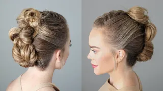 FRENCH BRAID MOHAWK | Daily hairstyle for medium long hair