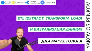 Разработка ETL и визуализация данных для маркетолога