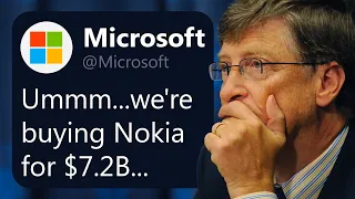 How Microsoft Got Blackmailed Into Buying Nokia