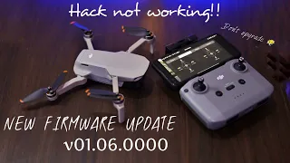 DJI MINI 2 - New firmware update 01.06.0000 | Don't update - drone will not fly more than 15 meters