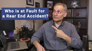 Who's at Fault for a Rear End Auto Accident?