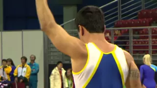 Bruno MARTINI (BRA) -- 2013 Double-Mini Trampoline Worlds, Qualifications