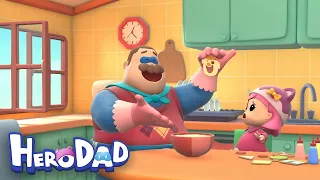 Festive Baking | Hero Dad | Animated show for Kids | 1 Hour +
