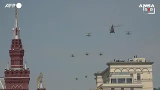 Moscow, rehearsal of victory parade on Red Square: this year the effect is different