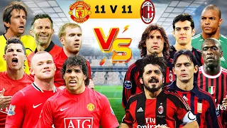 2008 Man Utd 🆚 2007 AC Milan (Ronaldo, Rooney, Kaka,Maldini)