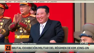 Kim Jong-Un reaparece y exhibe su poderío militar con brutal demostración de soldados