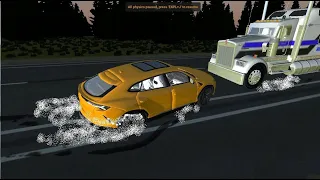 Rigs of Rods Аварии на дорогах самая опасная трасса в игре #3