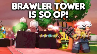 The New Brawler Tower Is Just Overpowered!! | TDS (Roblox)