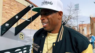 Deion Sanders Tells Hilarious Throwback Story & Becomes A Pull-Up Master! (Coach Prime BTS)