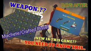 Days After:SIMPLE GUIDE FOR NEW PLAYER/HOW TO GET WEAPON/DO THIS DAILY