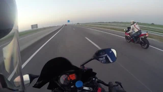 GSXR K6 1000 vs GSXR K7 1000 vs KAWASAKI ZZR 1400 vs CBR1000RR