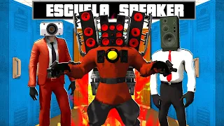 ENTRO EN LA ESCUELA DE SPEAKERMAN EN GTA 5 !! (Skibidi Toilet mod)