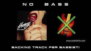 HONEY ARE U COMING Måneskin NO BASS backing track per bassisti Suona tu il Basso (Bassless)