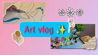 My first Art vlog ✨