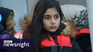 Life on Lesbos in the midst of the migrant crisis - BBC Newsnight