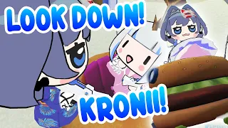 Gura wants Kronii to bend down in front of her!  |【PowerWash Simulator】