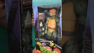 Giant Ninja Turtles 90s Movie Figures NECA Unboxing Leo’s Leg #tmnt #ninjaturtles #unboxing #shorts