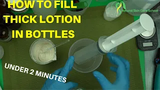 Easy Way To Refill Lotion Bottles - How To Fill Thick Lotion & Cosmetic Products In Bottles