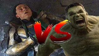 Hulk vs Loki    Puny God    The Avengers  4K HD